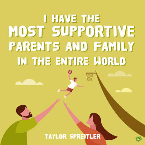 Quote for National Parents' Day.
