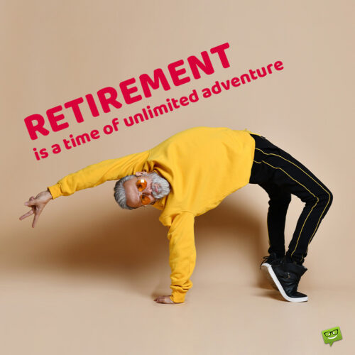 Happy retirement image.