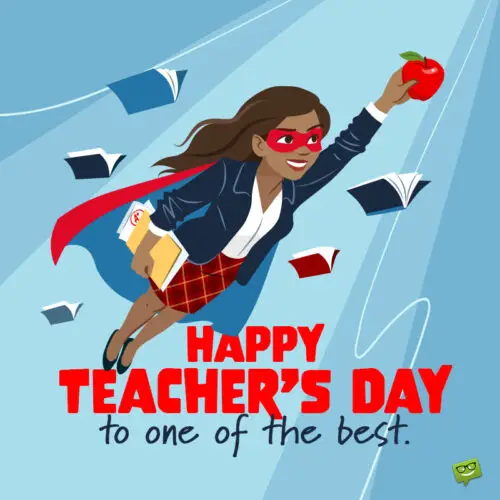 Teacher's day wish on image.