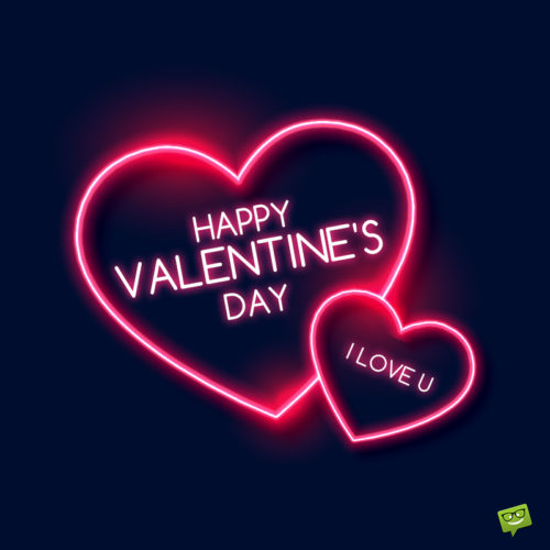 Valentine's day image for message to love.