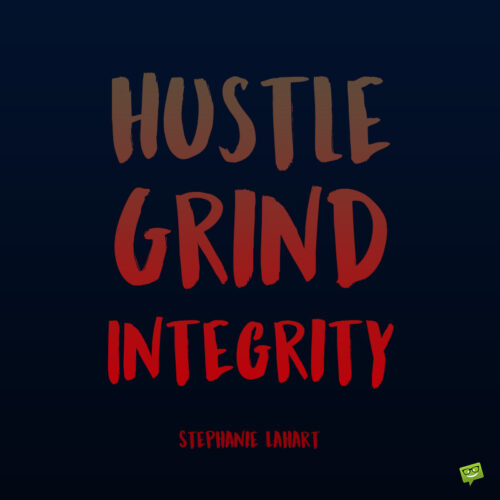Integrity quote for work to note and share.