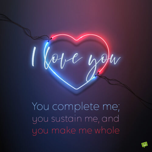 I love you message. | Birthday Wishes Expert "I love you" message