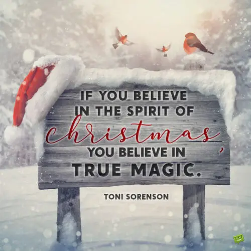 Merry Christmas Quote.