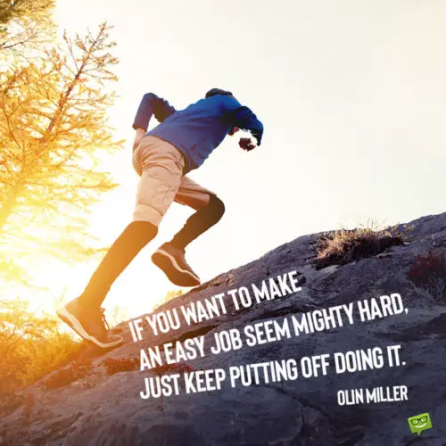 Motivational Monday quote on image of man running in nature. | Birthday Wishes Expert Quote to motivate you for the new week.