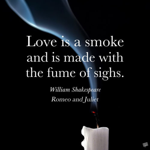 Shakespeare love quote for messages and posts.