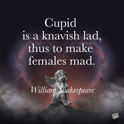 Shakespeare love quote for your posts and messages.