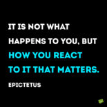 Stoic Quote by Epictetus to note and share.