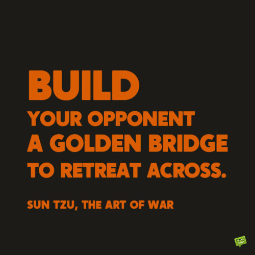 Nghệ thuật trích dẫn chiến tranh giúp bạn suy nghĩ một cách chiến lược.