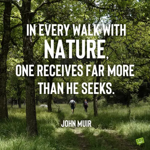 Walking quote to inspire you.