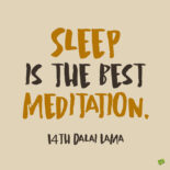 Zen meditation quote by Dalai Lama to note and share.