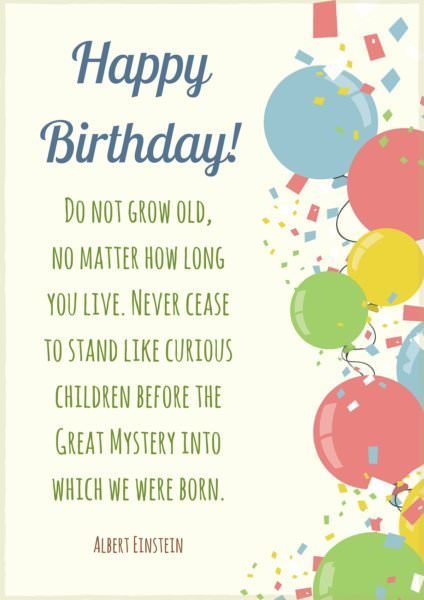 Hand picked List of Insightful Famous  Birthday  Quotes 