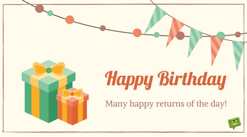 Many happy returns of the day картинки