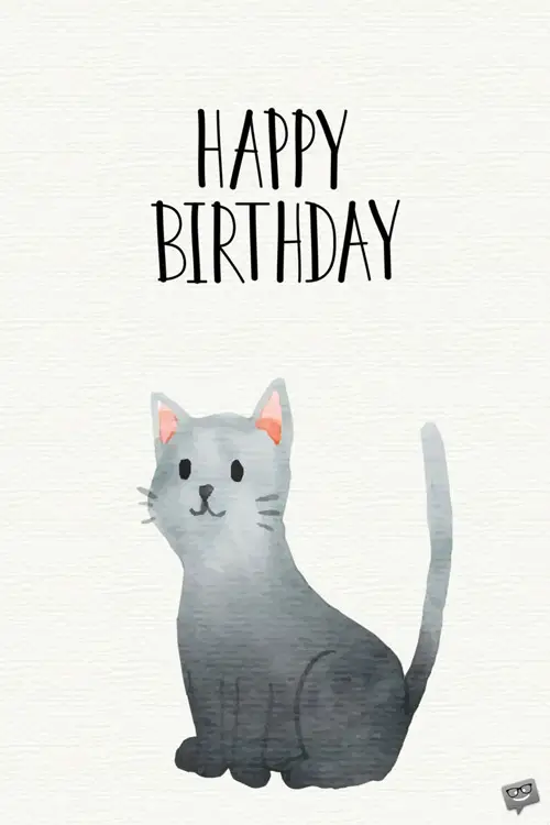 Happy Birthday Kitty Purry Wishes For And With Cats