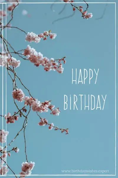 Happy Birthday.
