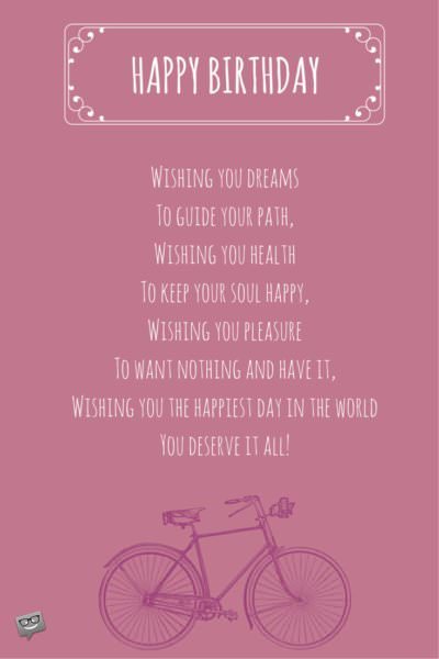 Happy Birthday Poems | Wishes that Rime