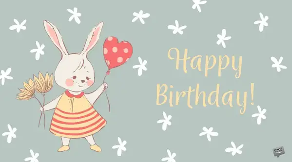 Happy Birthday.