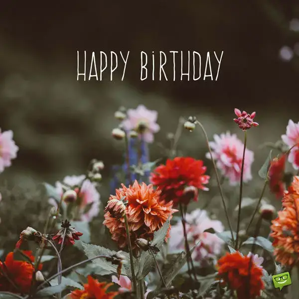 Happy Birthday.