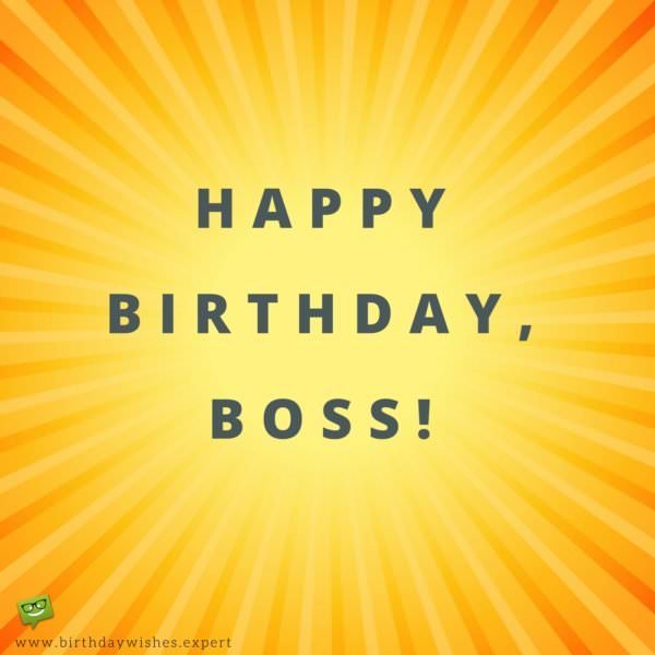 Professionally Yours Happy Birthday Wishes for my Boss