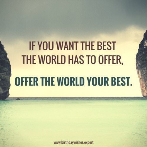 World Has To Offer Meaning