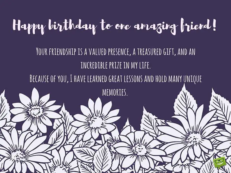 Happy birthday to one amazing friend 800x600