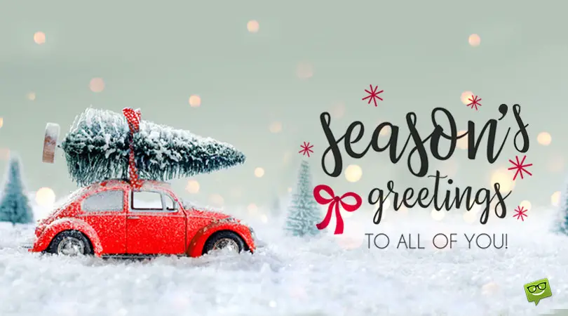 The 250 Warmest Merry Christmas Wishes and Cute Cards with Season&#8217;s Greetings