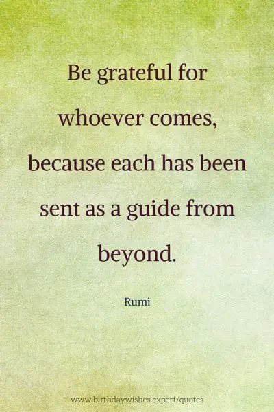 rumi whoever grateful birthdaywishes