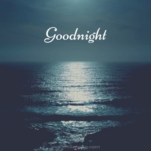 Goodnight. | Birthday Wishes Expert Goodnight.