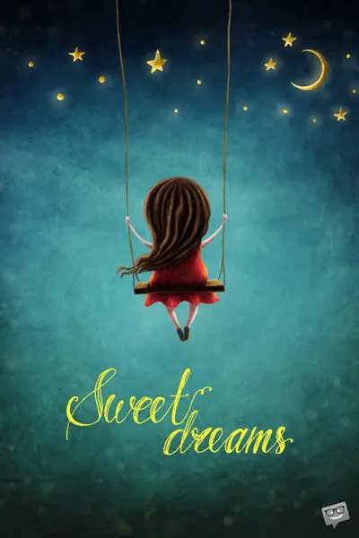 Dreamy good night image. | Birthday Wishes Expert Sweet dreams.
