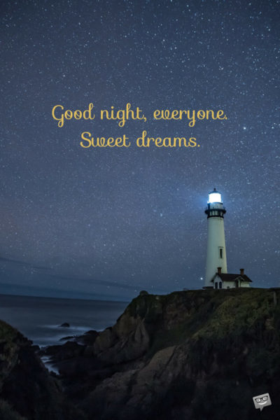 good-night-image-lighthouse | Birthday Wishes Expert Good night, everyone. Sweet dreams.