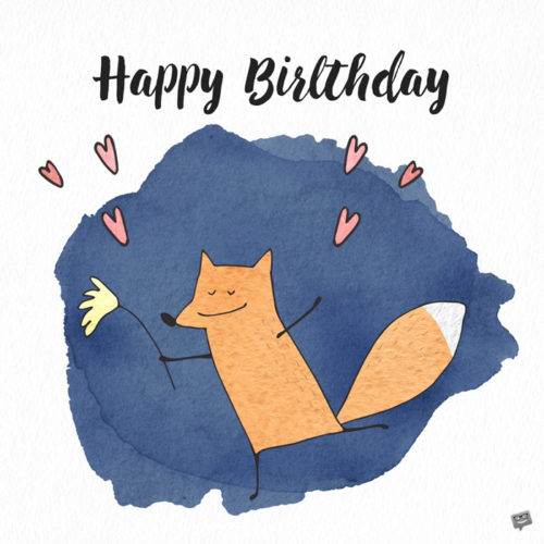 Happy Birthday.