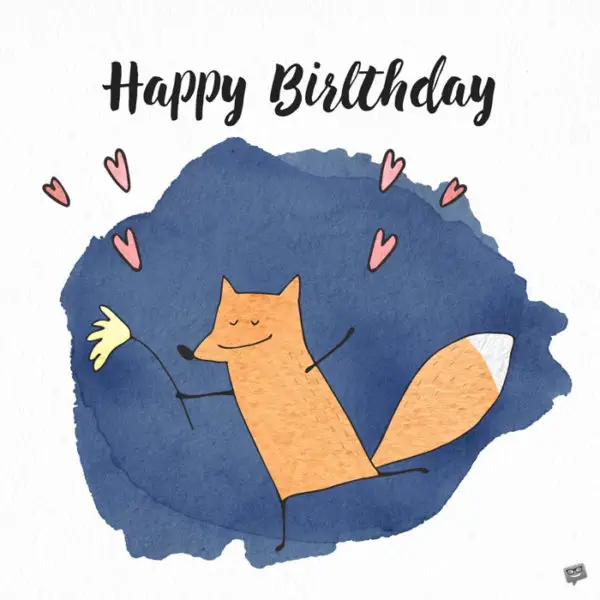 Cute birthday image. Happy Birthday.