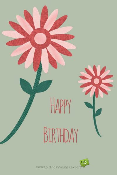 Happy Birthday.
