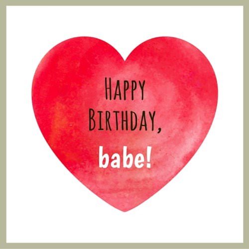 Happy Birthday babe image