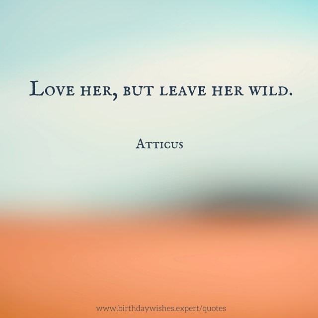 Love Her But Leave Her Wild
