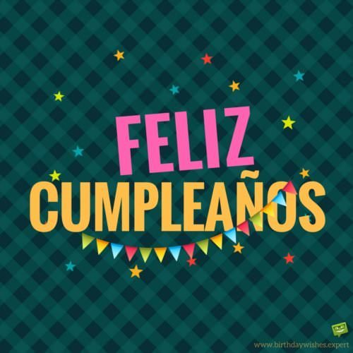 ¡Feliz cumpleaños!