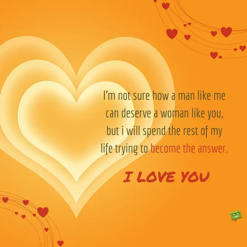 The from heart love for sweet quotes her Love Quotes