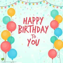 Happy Birthday to you