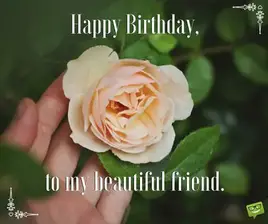 Happy Birthday, to my beautiful friend.