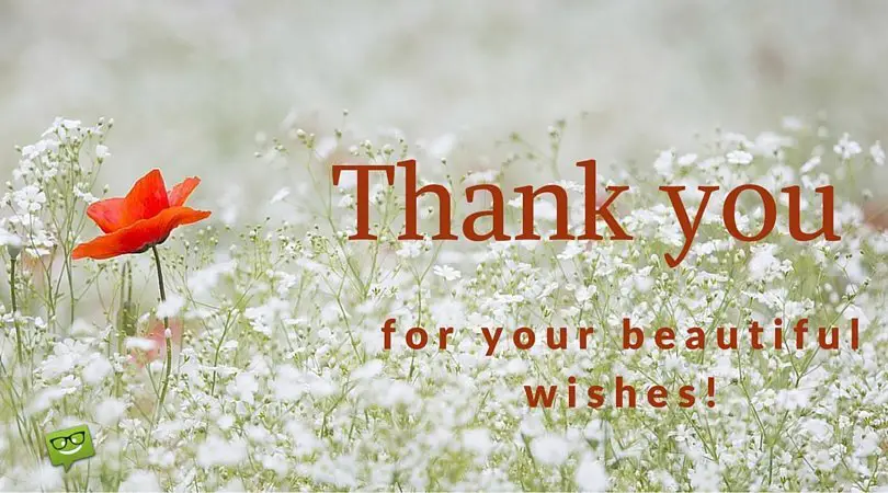 thank you for your beautiful wishes!