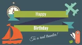 Happy Birthday, to a real traveler.