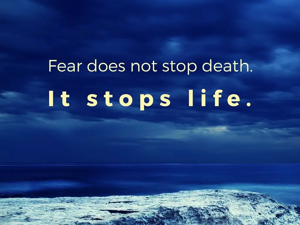 It stops life