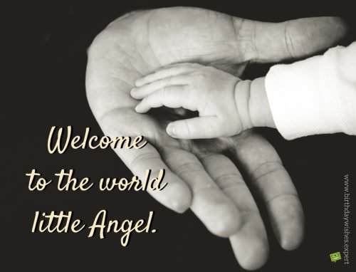 Welcome to the world, little Angel.