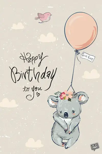 Happy birthday to you.