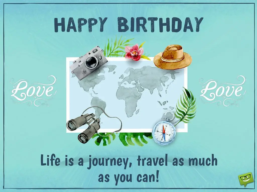 happy birthday to travel friend