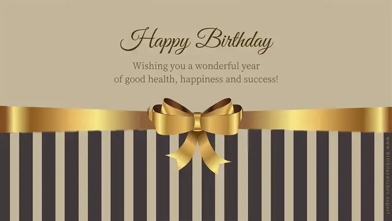 101 Formal Birthday Wishes Following Protocol