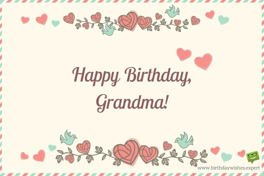 Happy Birthday, Grandma!