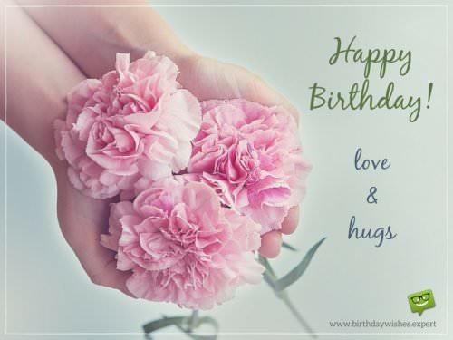 Happy Birthday! Love & hugs.