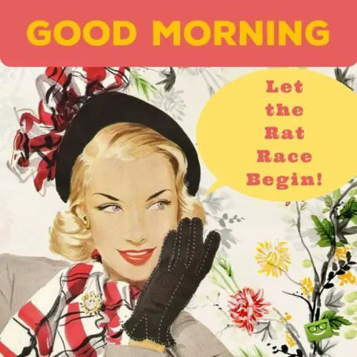 Good Morning. Let the Rat Race Begin! | Birthday Wishes Expert Good Morning. Let the Rat Race Begin!