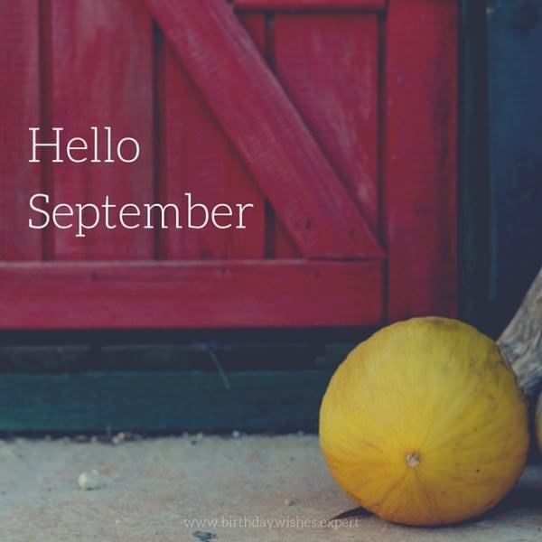 Hello, September!