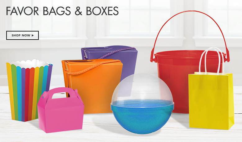 slide-favors-gateway-bags-boxes | Birthday Wishes Expert Kids Birthday Favor Bags and Boxes by Party City